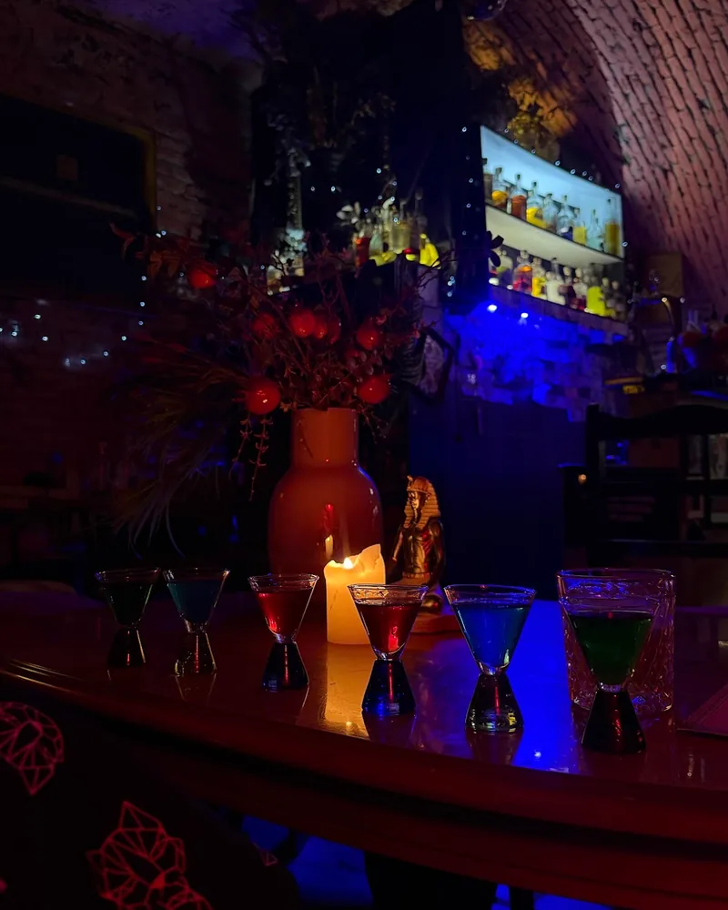 Colorful shooters on a table at BAR 22