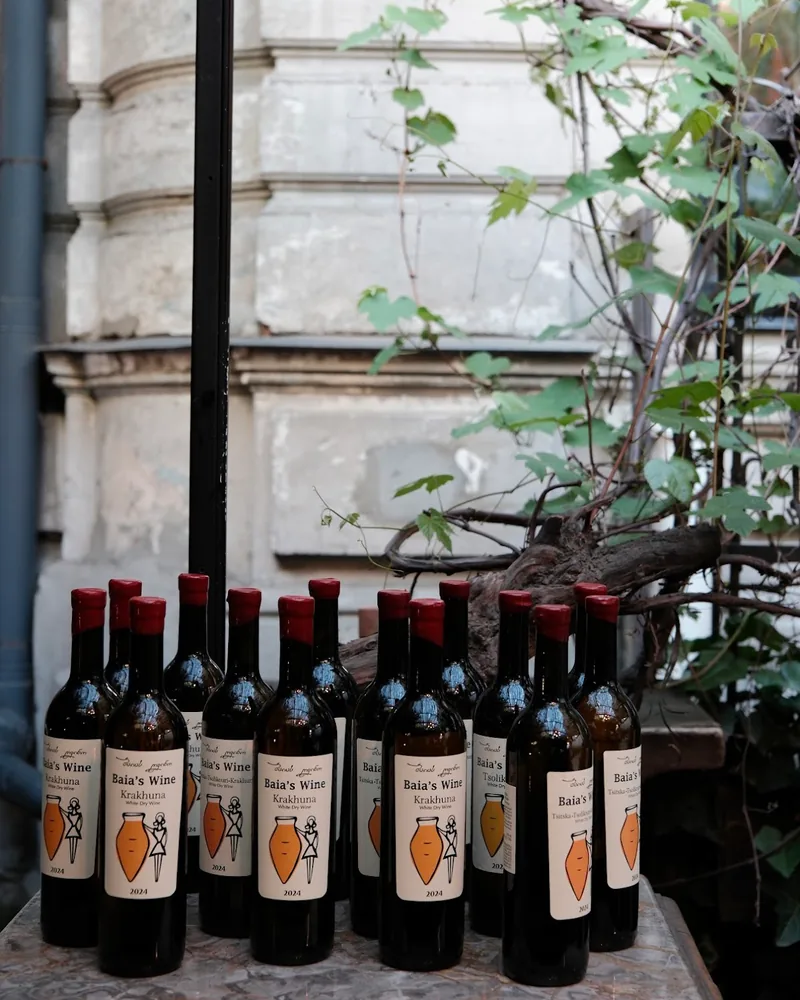 Bottles of Baia's wine at Craft Wine