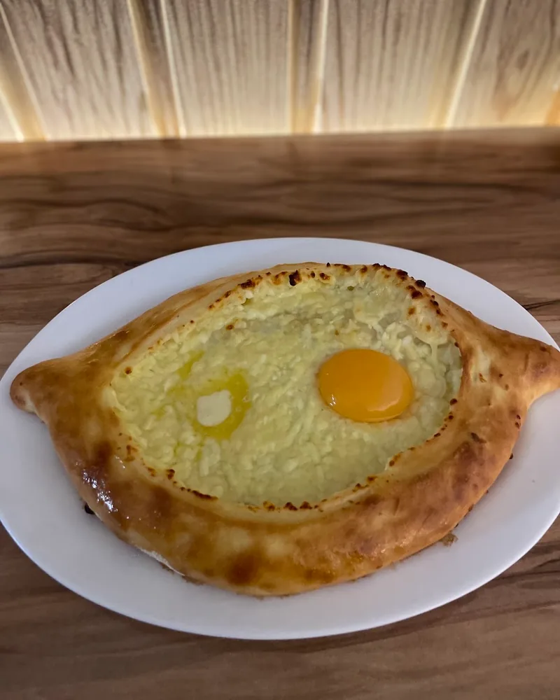 Adjarian khachapuri at Family Kitchen Tar Tun
