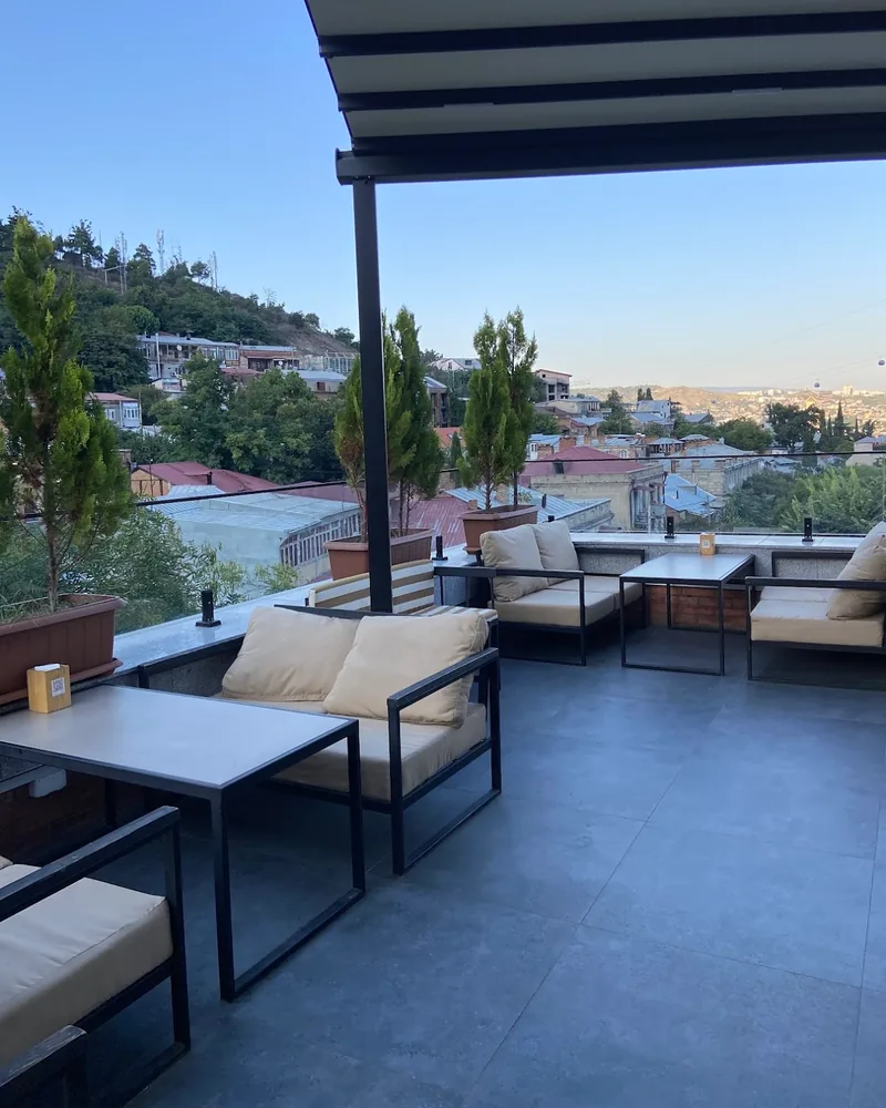 Rooftop terrace with city views at Supra Sololakshi